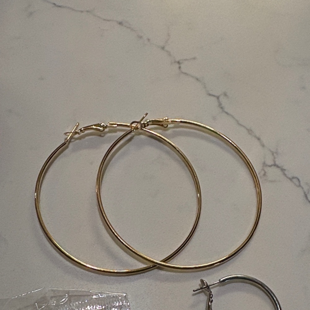 Paparazzi Mixed Metal Hoop Earrings Collection - Picture 4 of 6
